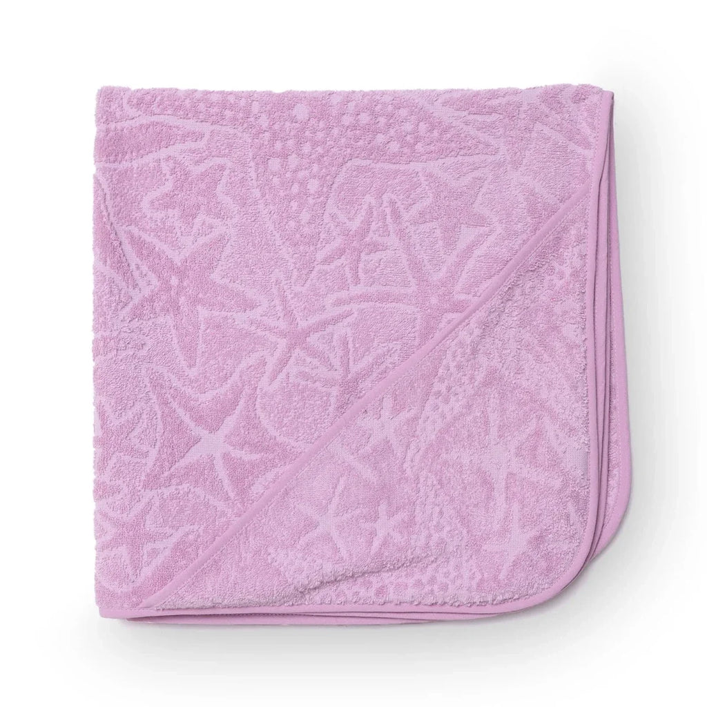 Mollia Starfish Print Baby Bath Towel (75 x 75 cm)