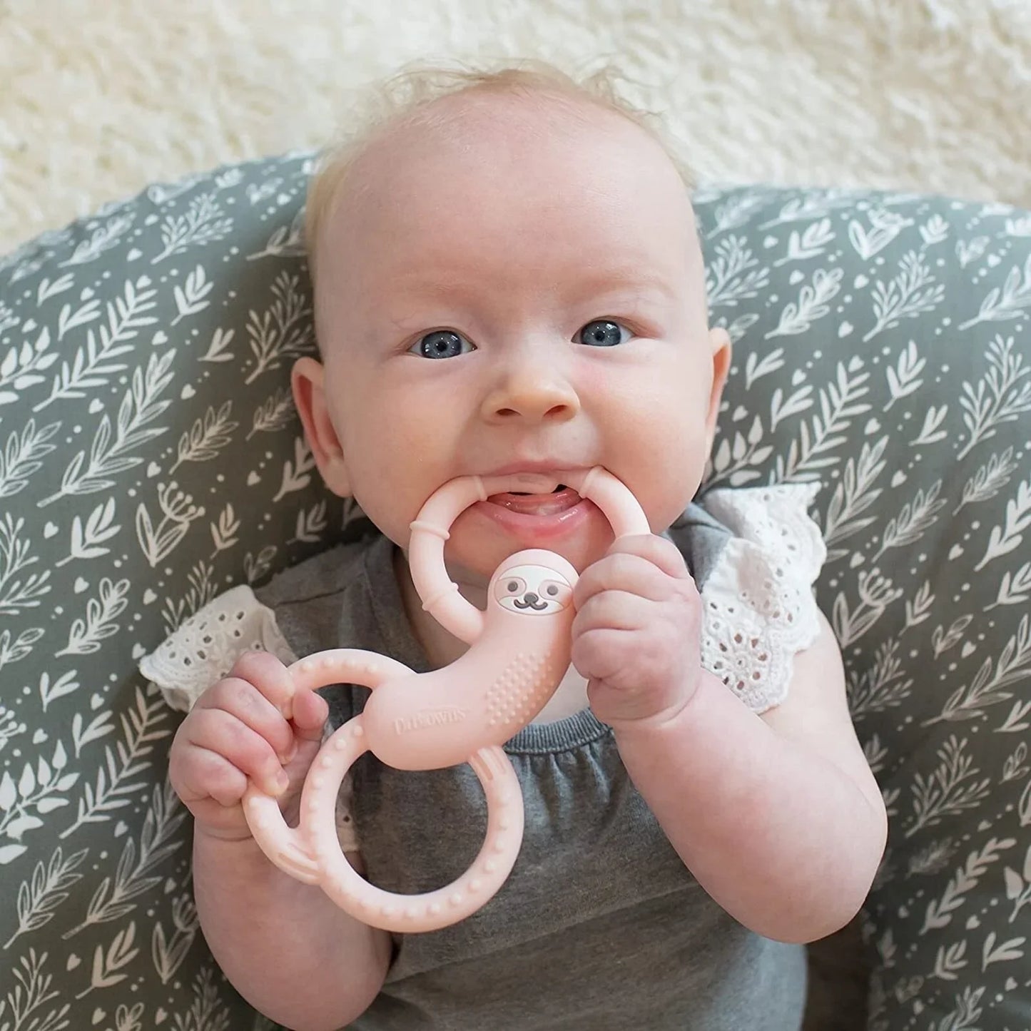Dr. Brown's Sloth Long Limbed Teether 3+ months - Pink