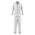 Baby Mom Buttoned Pocket Women's Maternity Long Sleeve Viscose Pyjama Set (S to 2XL)