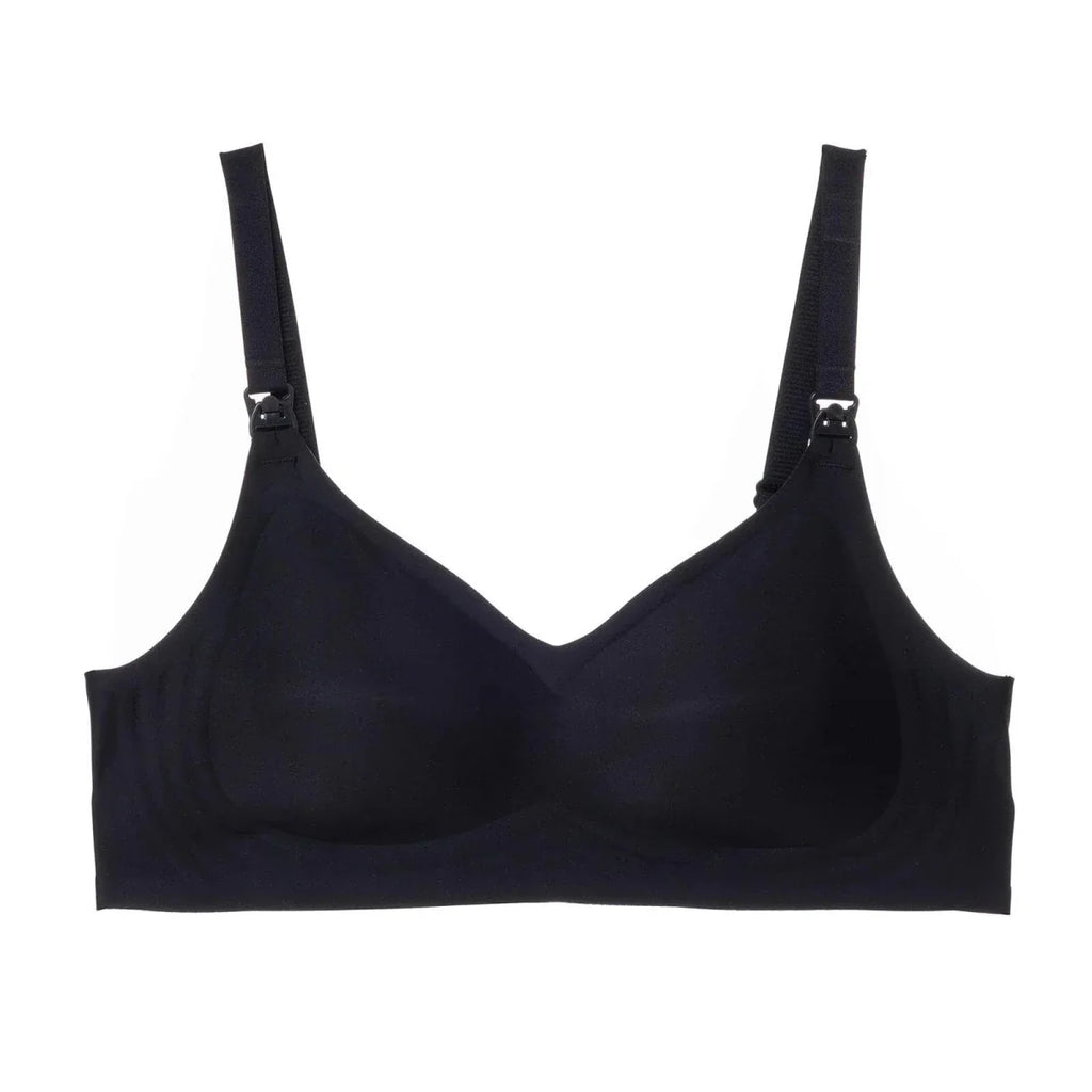 Baby Mom Women's Seamless V-Neck Non-Padded Nursing Bra