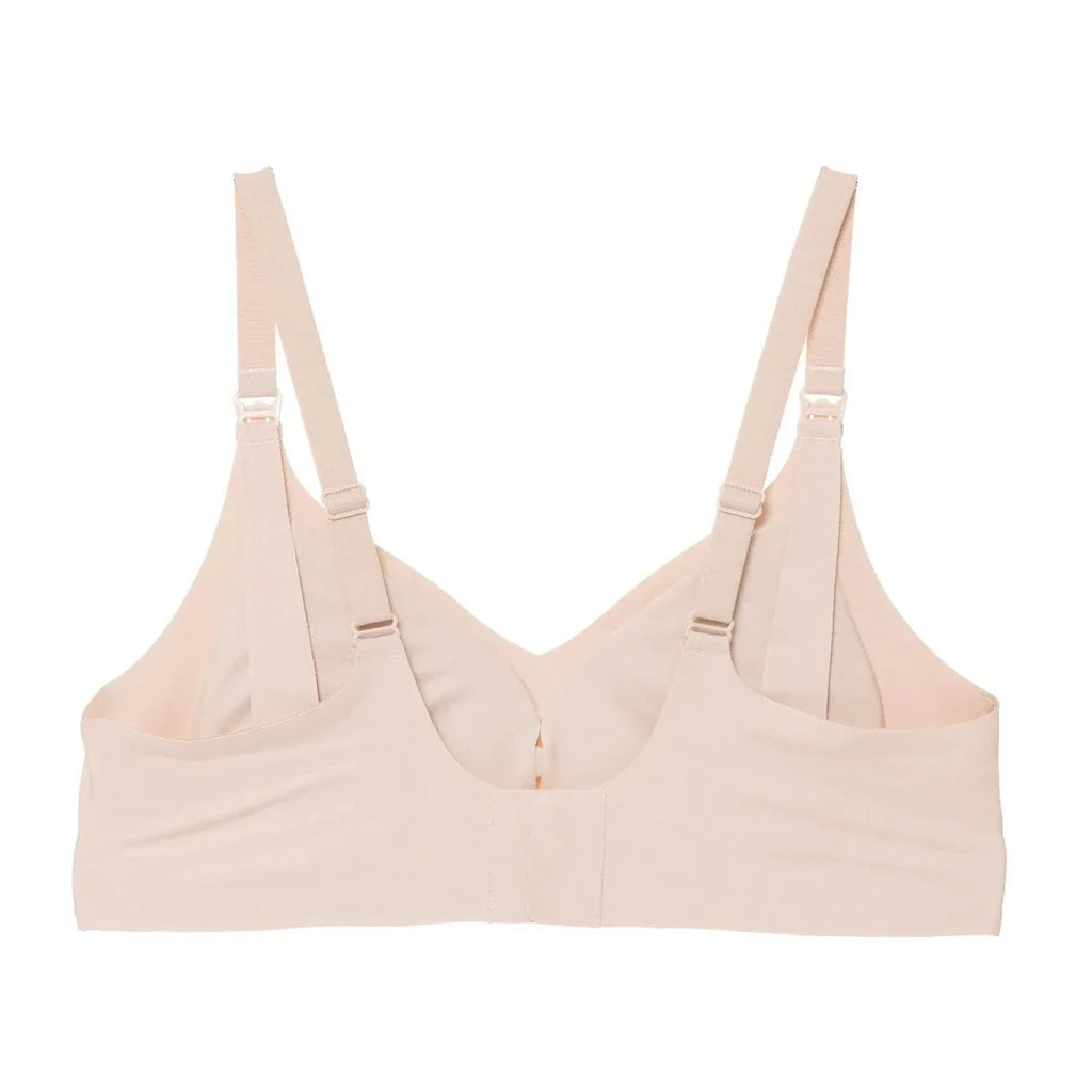 Baby Mom Women's Seamless V-Neck Non-Padded Nursing Bra