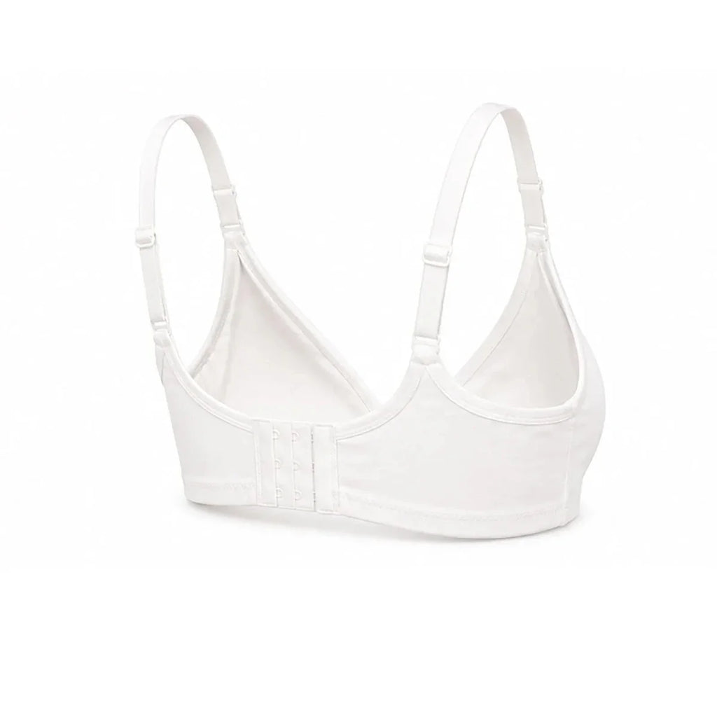 Baby Mom Women's Lace Neckline Non-Padded Nursing Bra