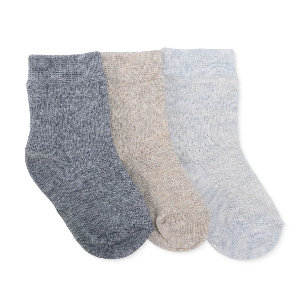 HelloBaby Animal Print 3 Pack Non-Slip Baby Socks (Newborn to 3-4 Years)