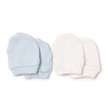 HelloBaby Ribbed Baby Scratch Mitts (Newborn)