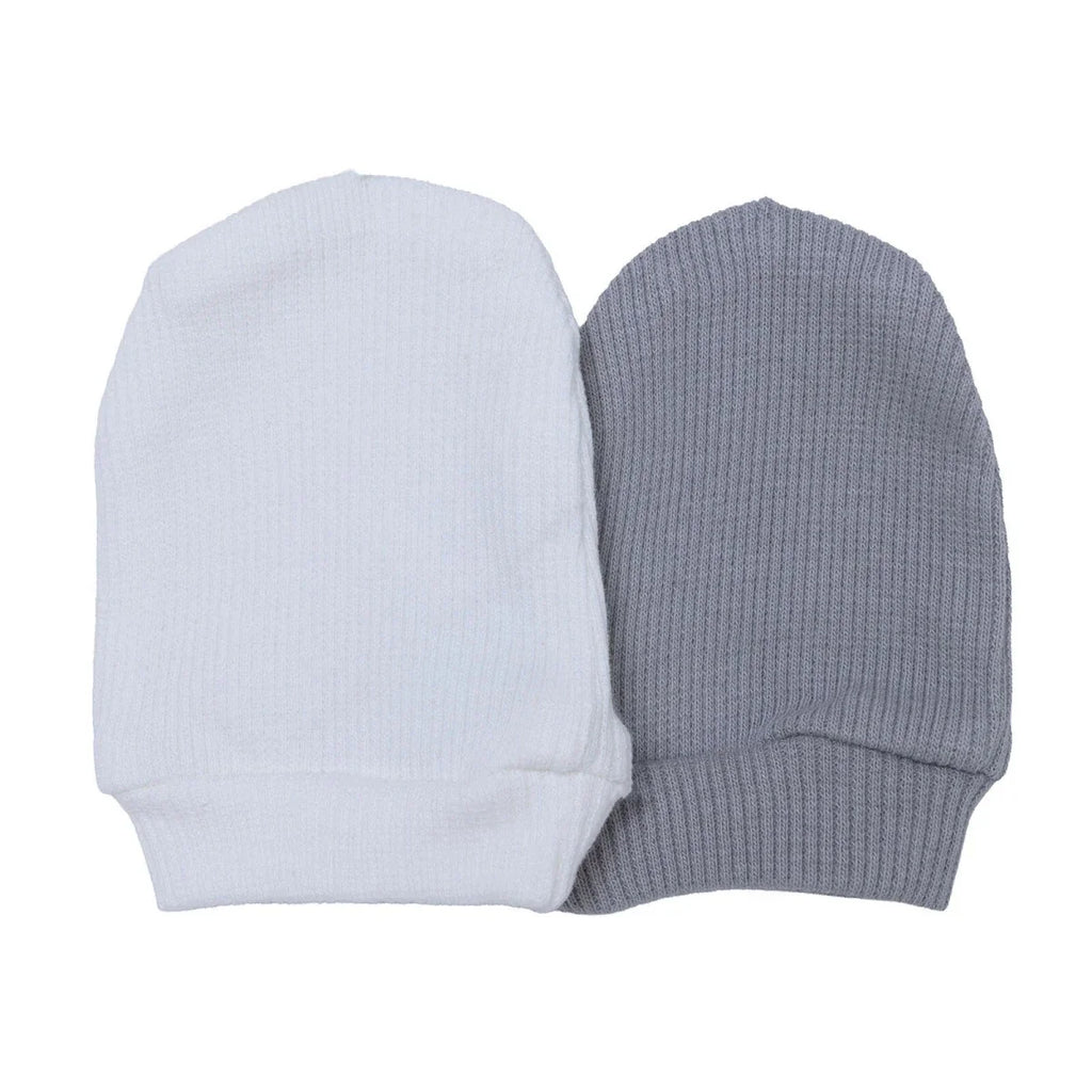 HelloBaby Ribbed Baby Scratch Mitts (Newborn)
