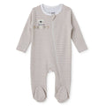 HelloBaby Striped Long Sleeve Baby Sleepsuit with Feet (Newborn to 6-9 Months)