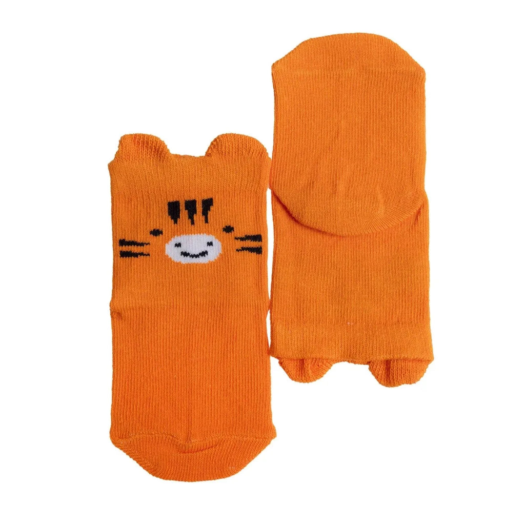 HelloBaby Animal Print 5 Pack Ankle Baby Socks (Newborn to 4-5 Years)