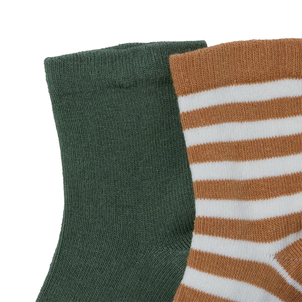 HelloBaby Striped 5 Pack Ankle Baby Socks (Newborn to 4-5 Years) - Navy Blue