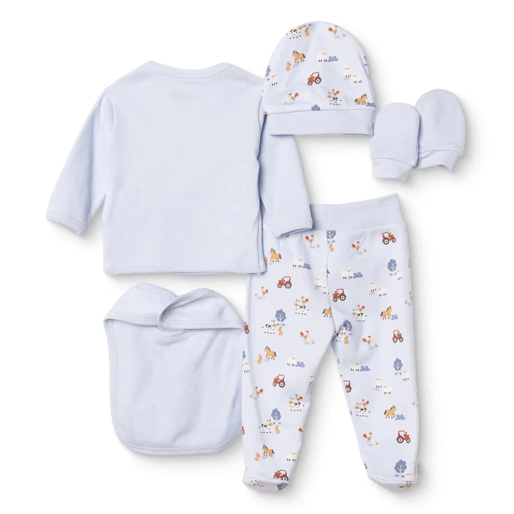 HelloBaby 5 Piece Car Print Baby Hospital Bag Set (Newborn)