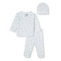 HelloBaby Turtle Print Baby Hat, Vest & Bottoms Set (Newborn to 3-6 Months)