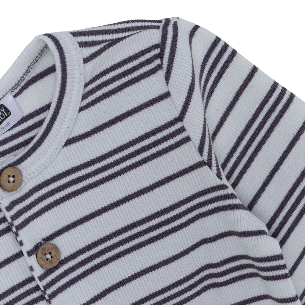 HelloBaby Striped Baby Sweatshirt & Leggings Set (1-3 Months to 12 Months)