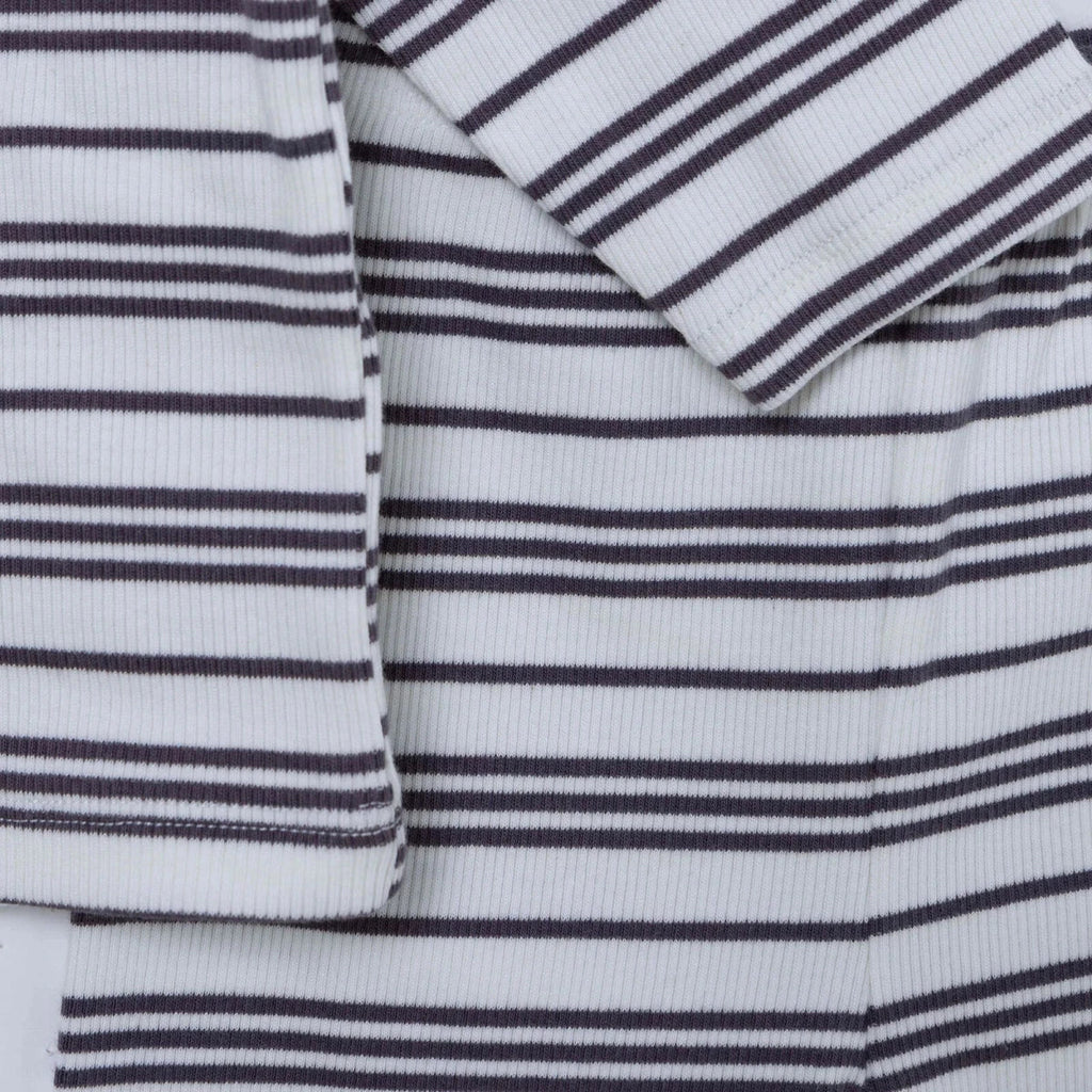 HelloBaby Striped Baby Sweatshirt & Leggings Set (1-3 Months to 12 Months)