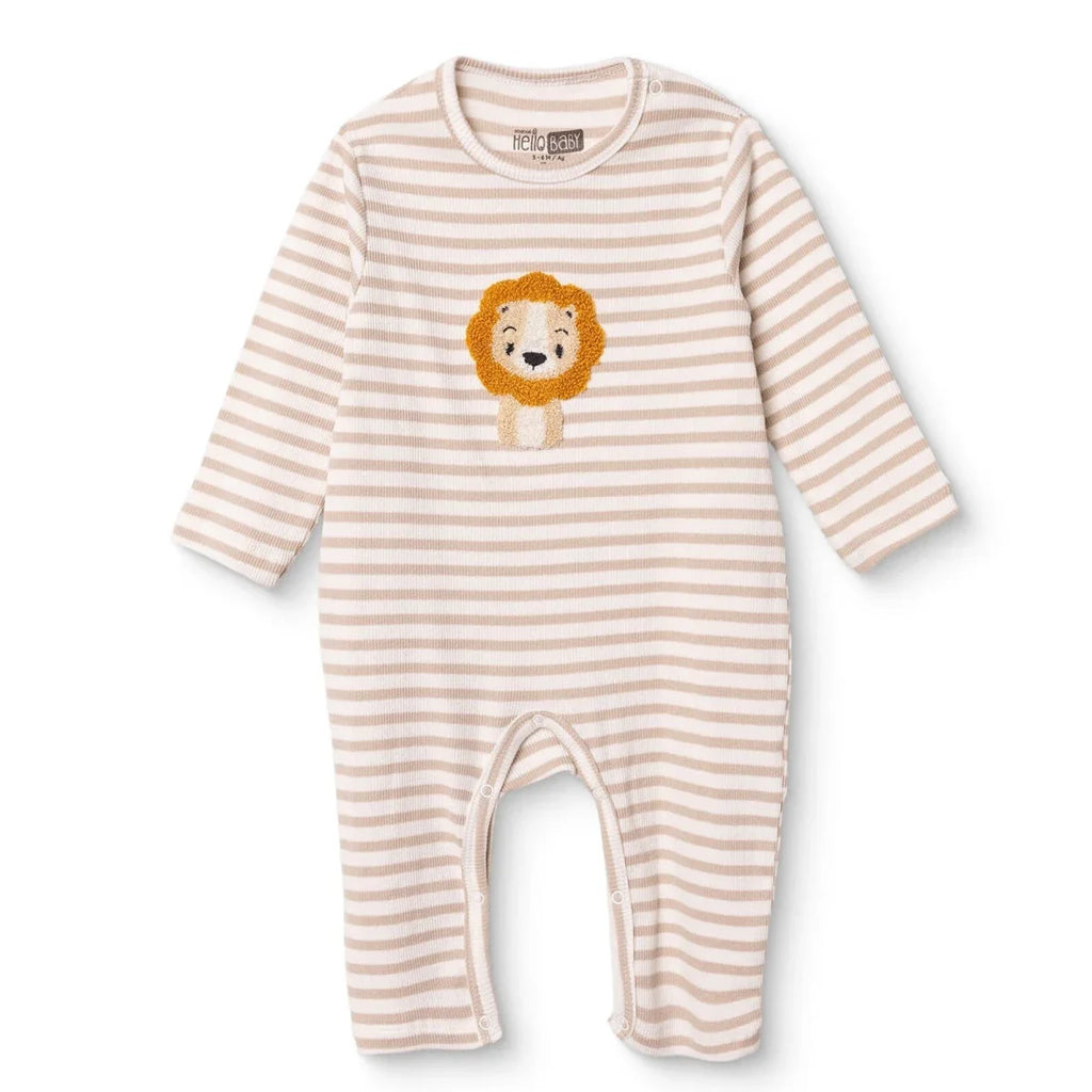 HelloBaby Lion Print Footless Baby Sleepsuit (Newborn to 6-9 Months)