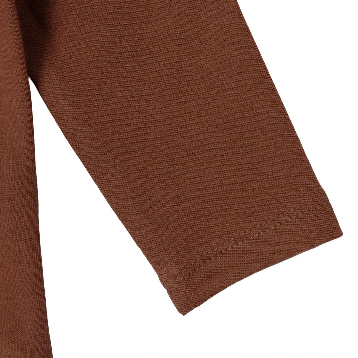 HelloBaby Long Sleeve Interlock Baby T-Shirt (3-6 Months to 2-3 Years) - Brown