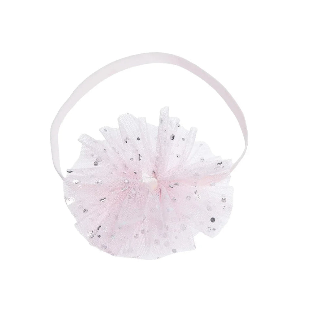 HelloBaby Polka Dot Tulle Baby Headband (One Size)