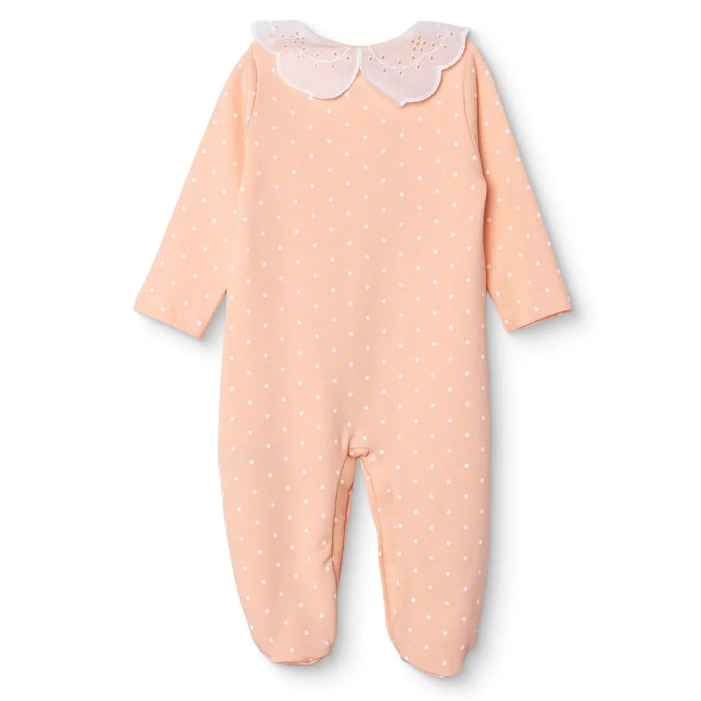 HelloBaby Polka Dot Long Sleeve Baby Sleepsuit with Feet (Newborn to 6-9 Months)
