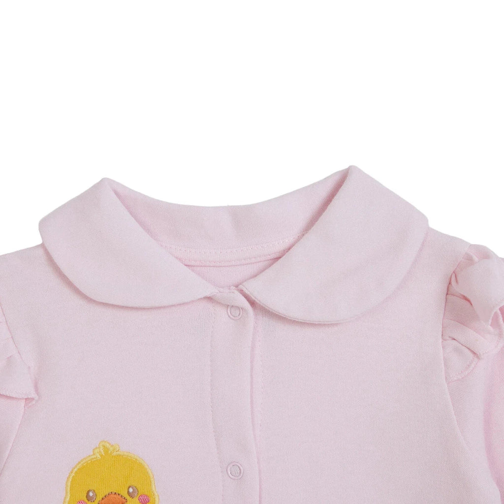 HelloBaby Chick Print Footless Baby Sleepsuit (Newborn to 6-9 Months)
