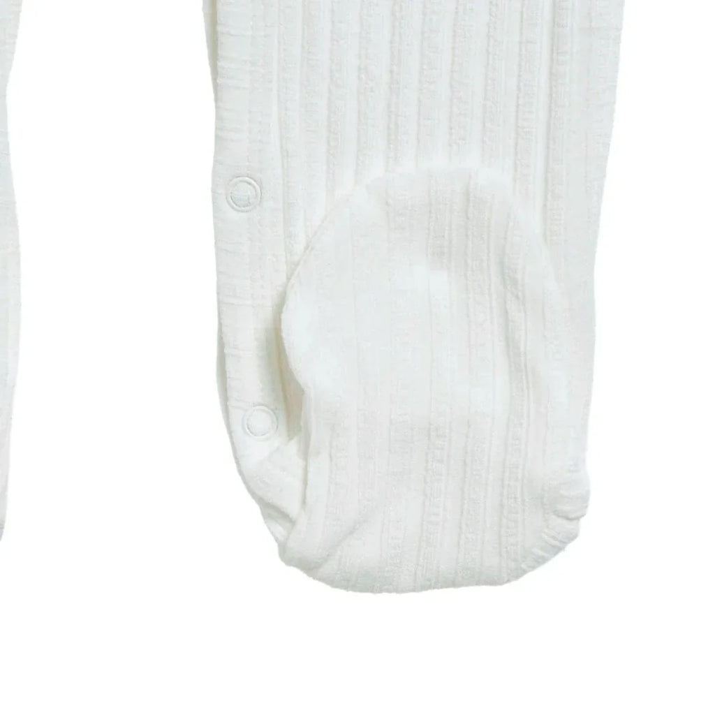 HelloBaby Long Sleeve Ribbed Footed Baby Sleepsuit (Newborn to 6-9 Months)