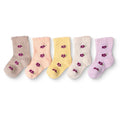 HelloBaby Floral Print 5 Pack Ankle Baby Socks (Newborn to 4-5 Years)