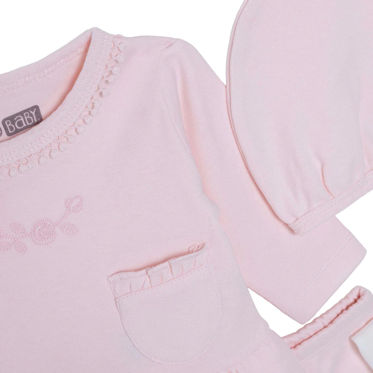 HelloBaby 10 Piece Floral Print Baby Hospital Bag Set (Newborn) - Pink