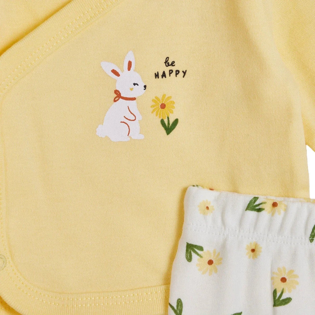 HelloBaby "Sweet Heart" Slogan Baby Hat, Vest & Bottoms Set (Newborn to 3-6 Months)