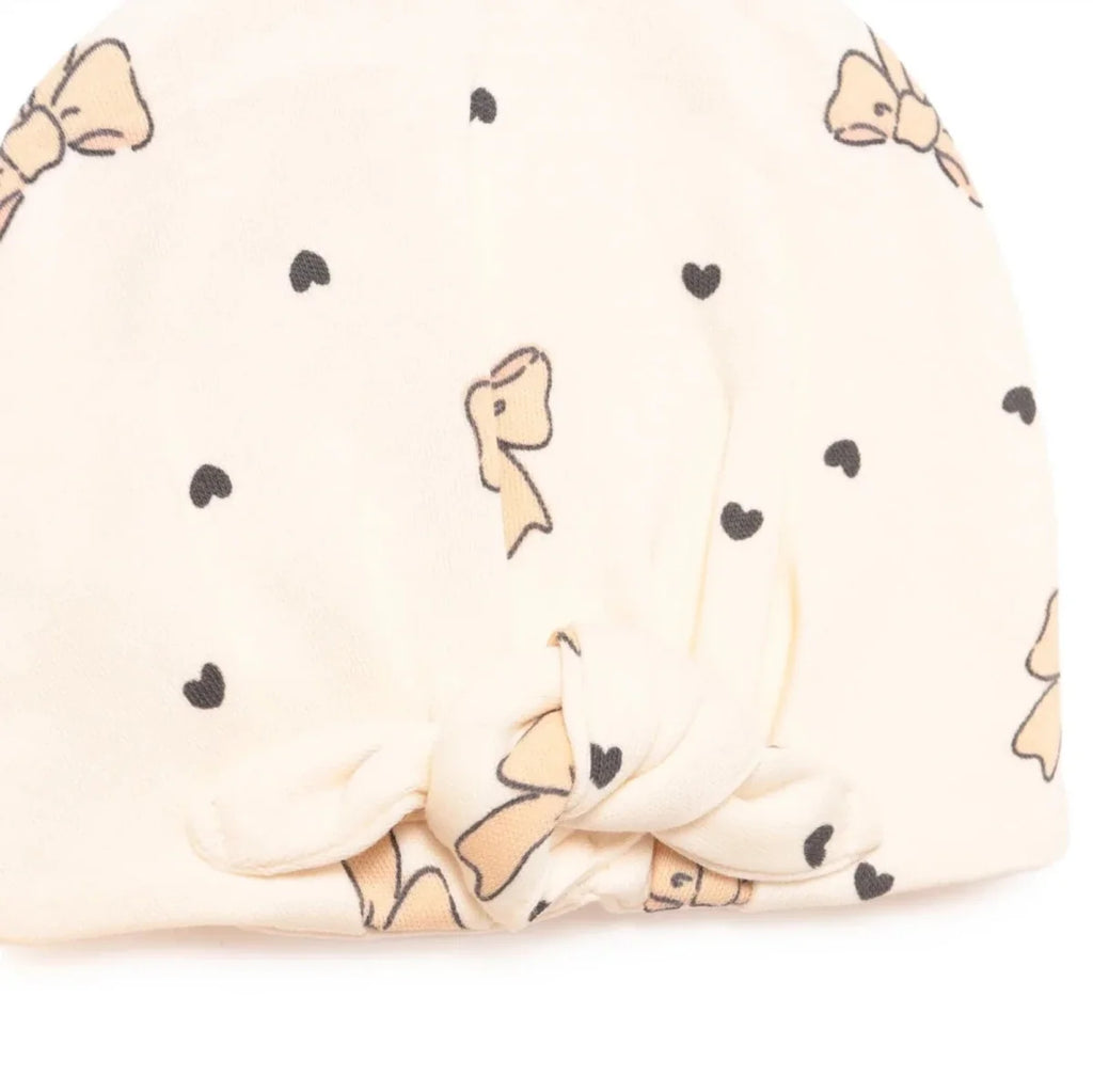 HelloBaby Floral Print Baby Hat, Vest & Bottoms Set (Newborn to 3-6 Months)