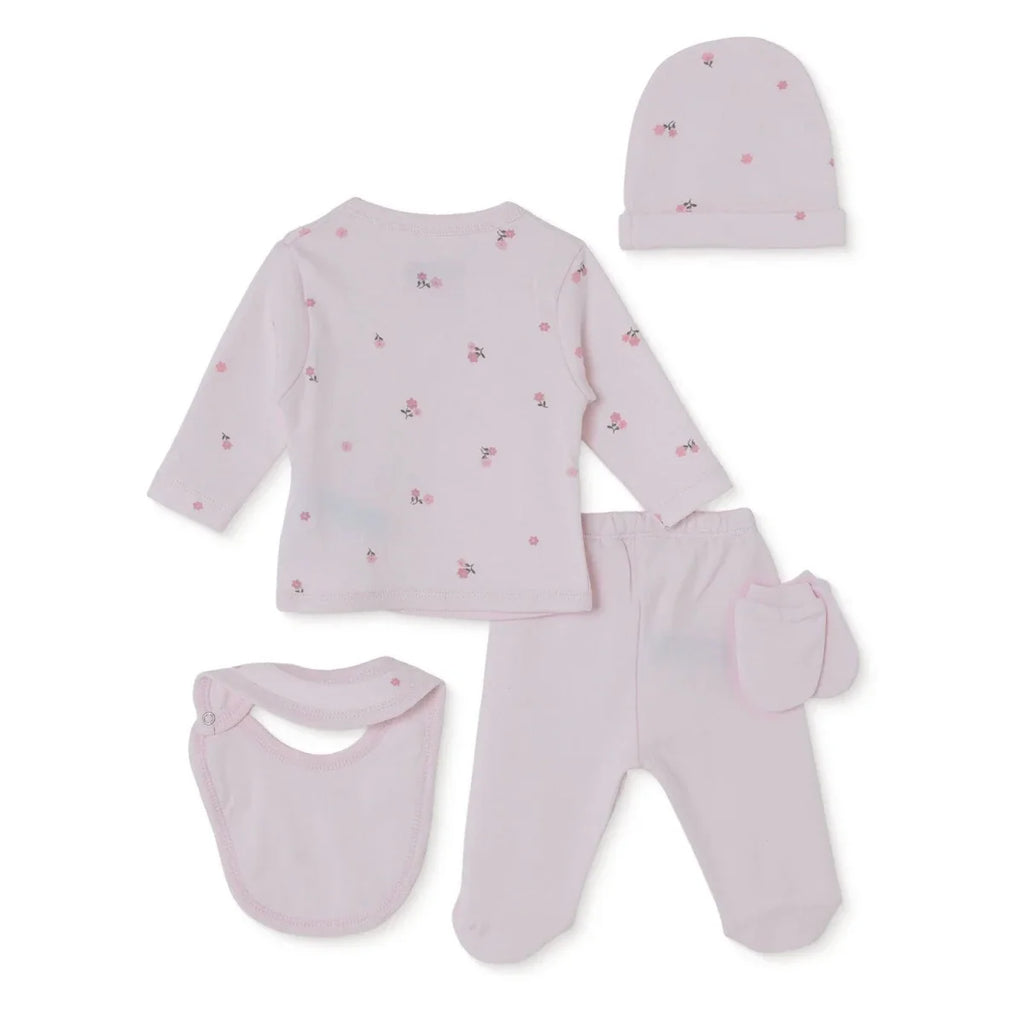 HelloBaby 5 Piece Floral Print Boxed Baby Hospital Bag Set (Newborn)
