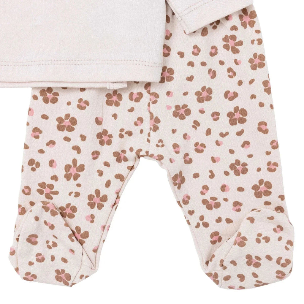 HelloBaby 5 Piece Crew Neck Animal Print Boxed Baby Hospital Bag Set (Newborn)