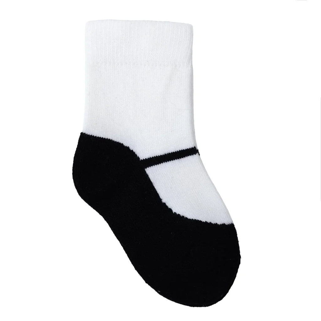 HelloBaby 3 Pack Bow Print Ankle Baby Socks (Newborn to 2-3 Years) - Black