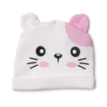 HelloBaby Cat Print Interlock Baby Hat (Newborn)