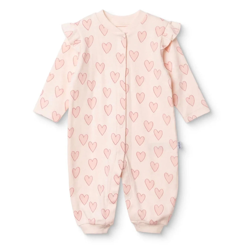 HelloBaby Heart Print Footless Baby Sleepsuit (Newborn to 6-9 Months)