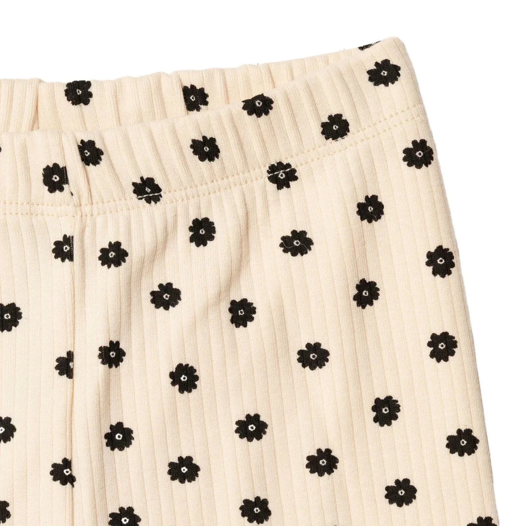 HelloBaby Floral Print Ribbed Baby Leggings (3-6 Months to 4-5 Years)