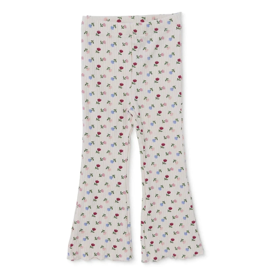 HelloBaby Floral Print Ribbed Baby Leggings (3-6 Months to 4-5 Years)