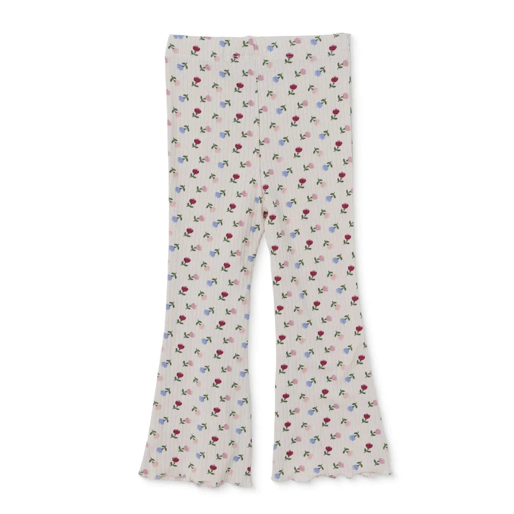HelloBaby Floral Print Ribbed Baby Leggings (3-6 Months to 4-5 Years)