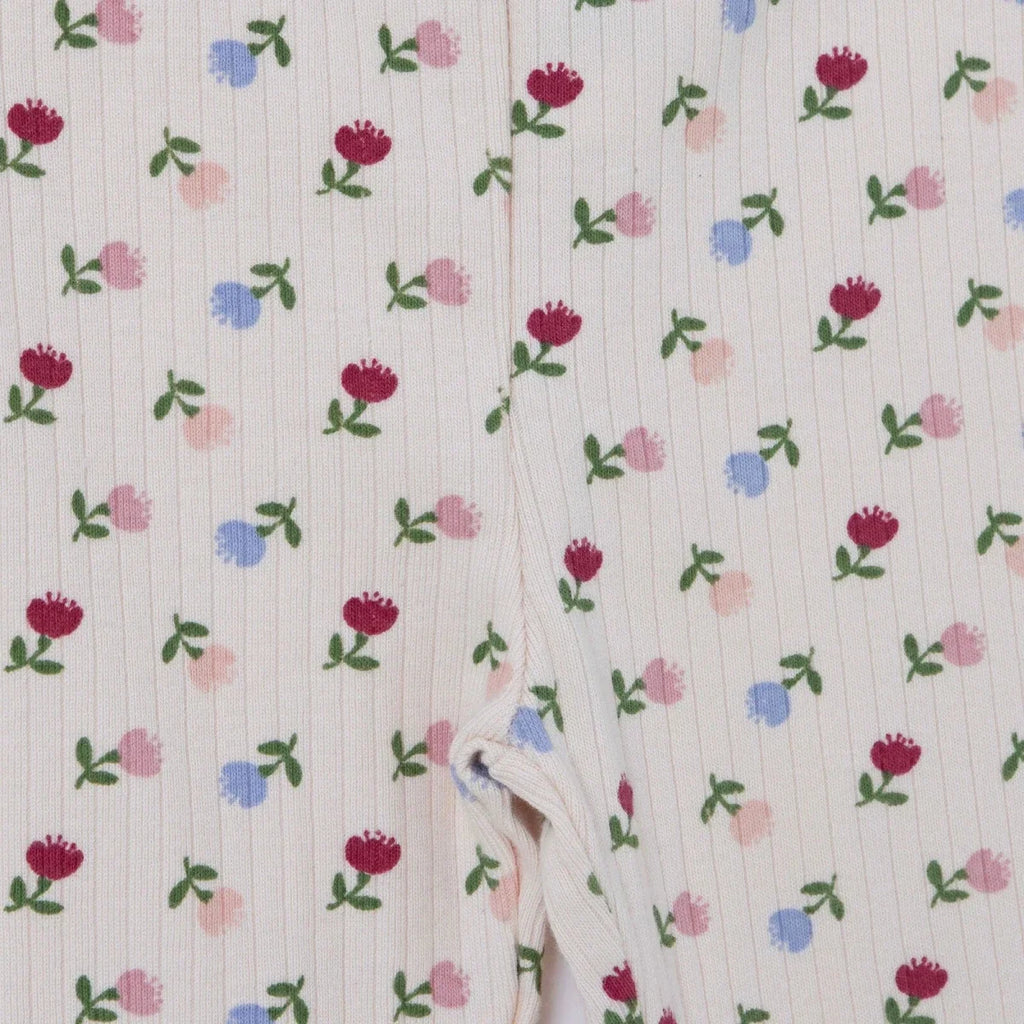 HelloBaby Floral Print Ribbed Baby Leggings (3-6 Months to 4-5 Years)