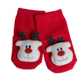 HelloBaby Reindeer Print Animal Novelty Baby Socks (Newborn to 12 Months)