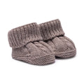 HelloBaby Knitted Baby Booties (One Size) - Brown