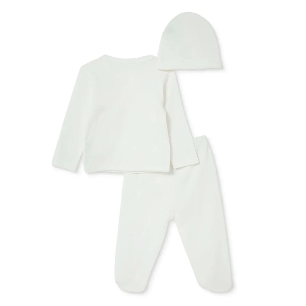 HelloBaby Baby Hat, Vest & Bottoms Set (Newborn to 3-6 Months)