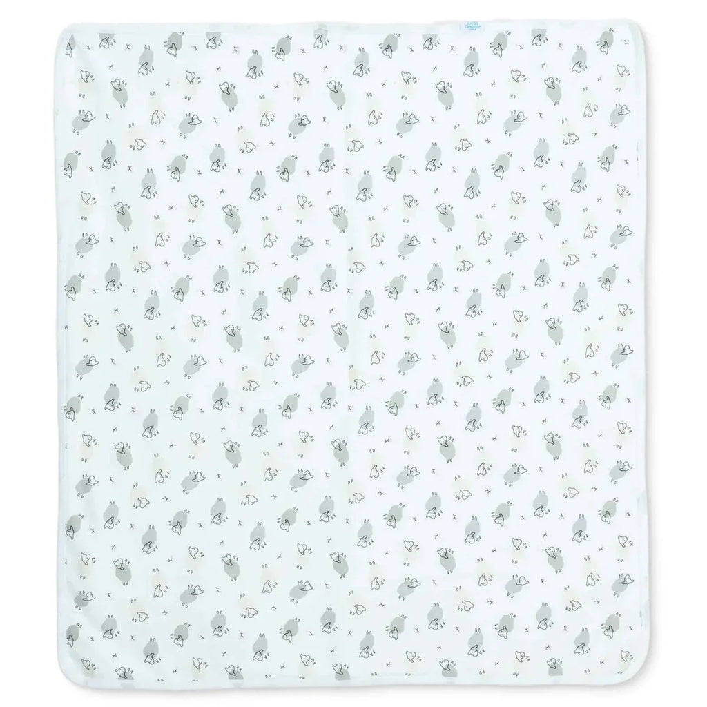 Little Dreams Animal Print Jersey Baby Blanket (80 x 90 cm)