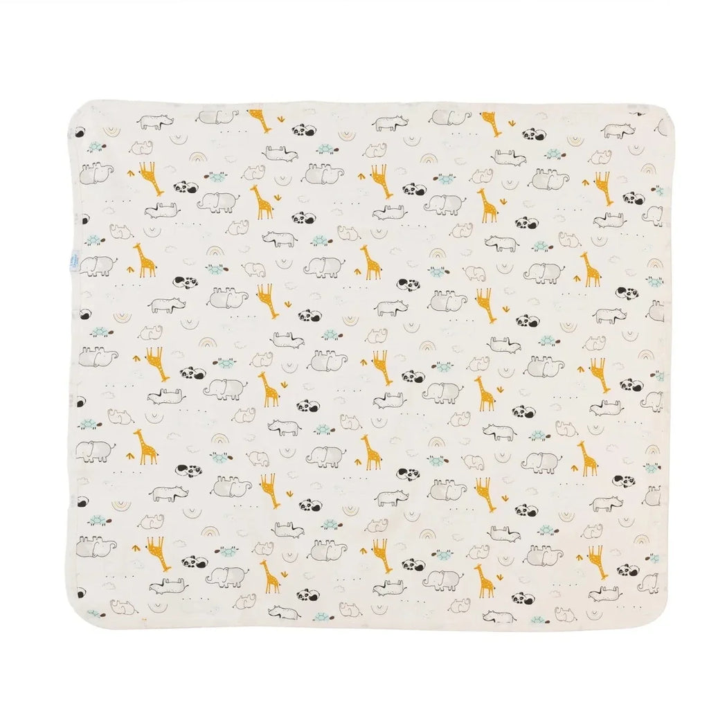 Little Dreams Animal Print Jersey Baby Blanket (80 x 90 cm)