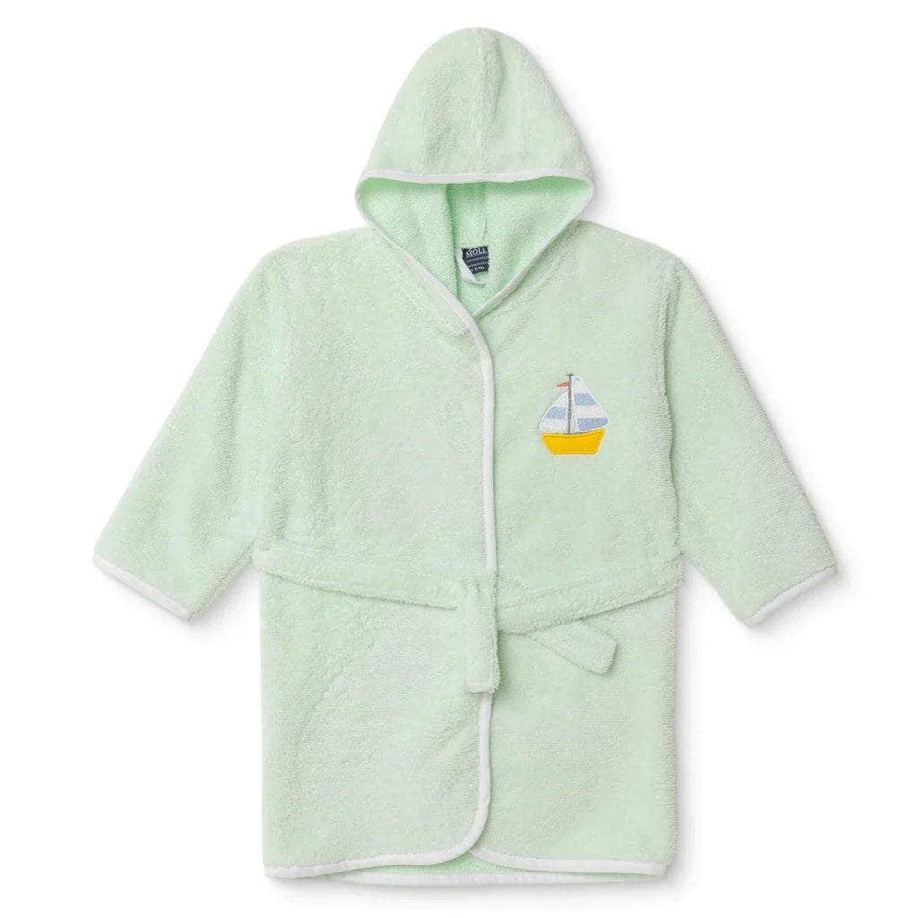 Mollia Nautical Print Hooded Baby Bathrobe (2 Years to 5 Years)