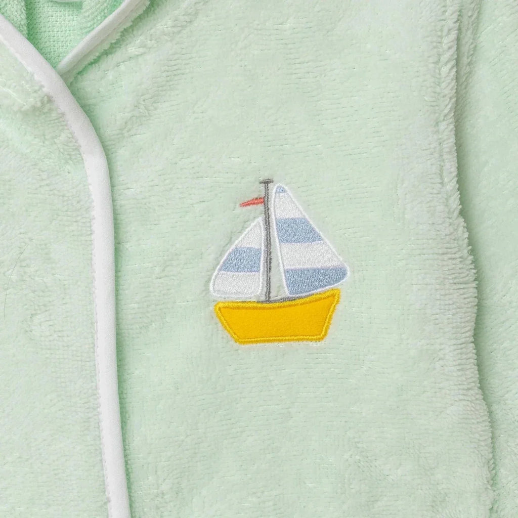 Mollia Nautical Print Hooded Baby Bathrobe (2 Years to 5 Years)