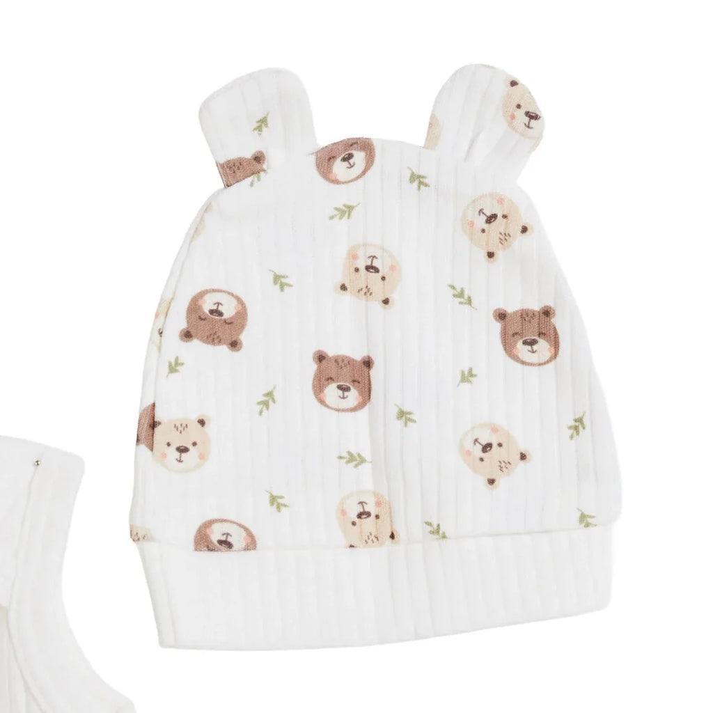 Tiffany 4 Piece Bear Print Premature Baby Hospital Bag Set