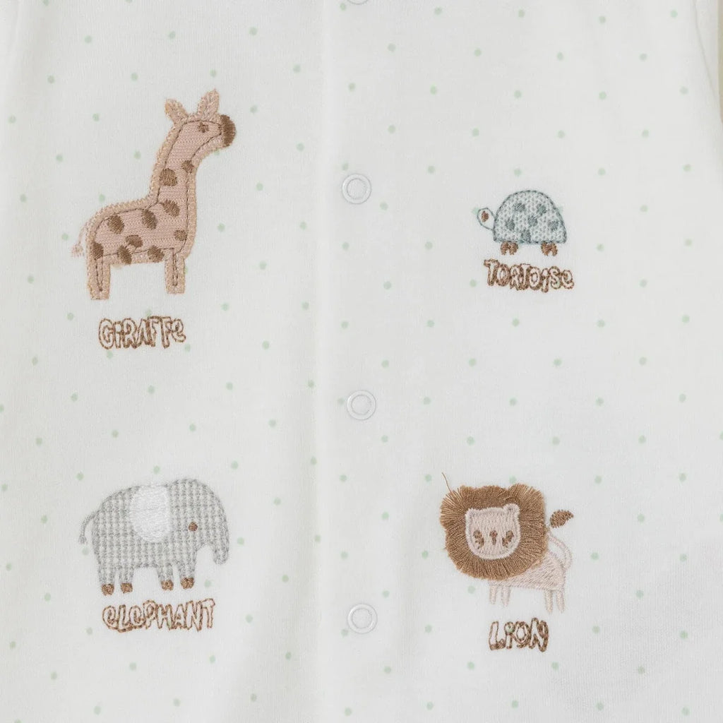 Bebetto Animal Print Baby Cardigan & Footed Leggings (Newborn to 6-9 Months)