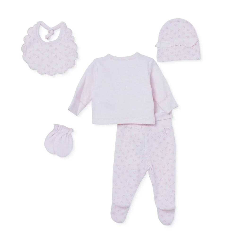 Bebetto 5 Piece Floral Print Baby Hospital Bag Set (Newborn)