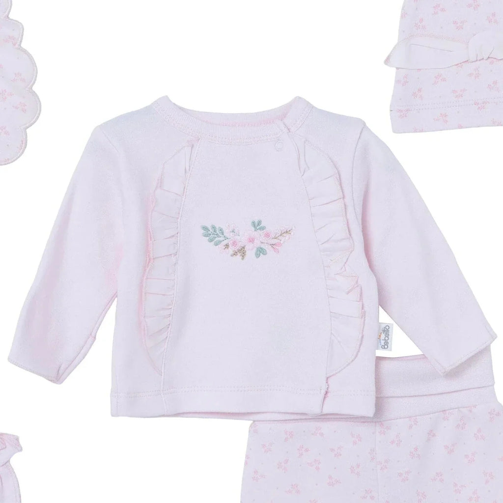 Bebetto 5 Piece Floral Print Baby Hospital Bag Set (Newborn)