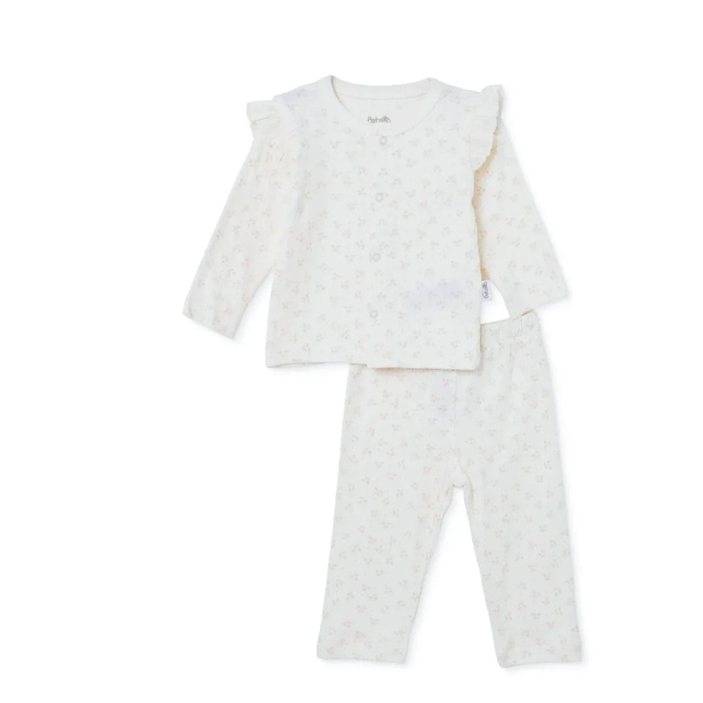 Bebetto Floral Print Baby Sweatshirt & Leggings Set (1-3 Months to 12 Months)