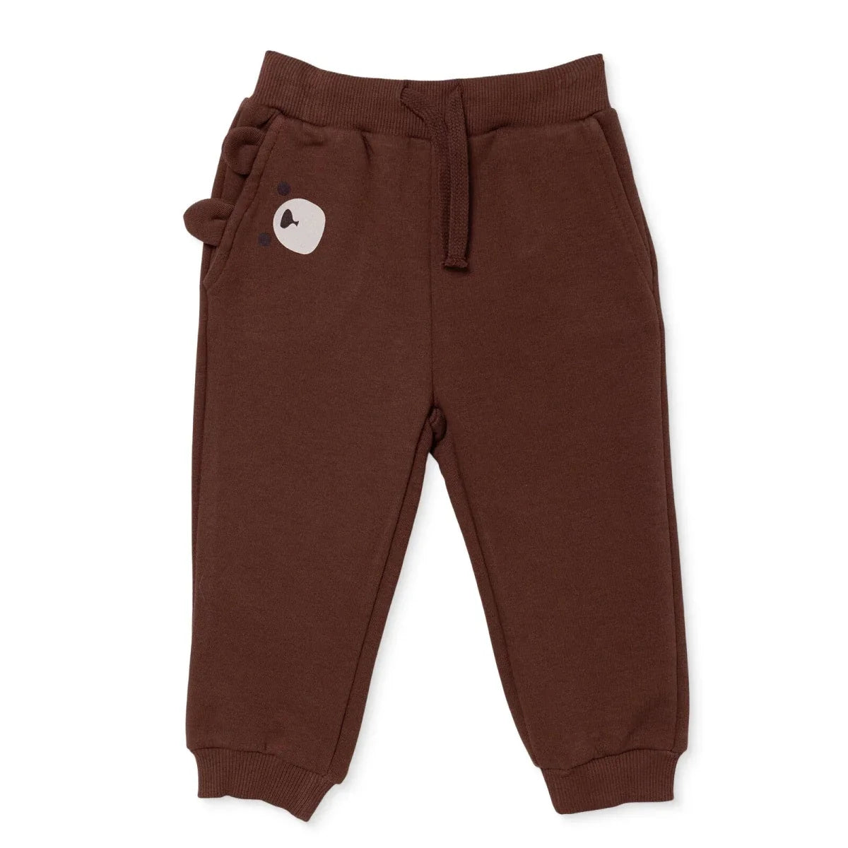 HelloBaby Bear Print Drawstring Baby Joggers (9-12 Months to 4-5 Years)