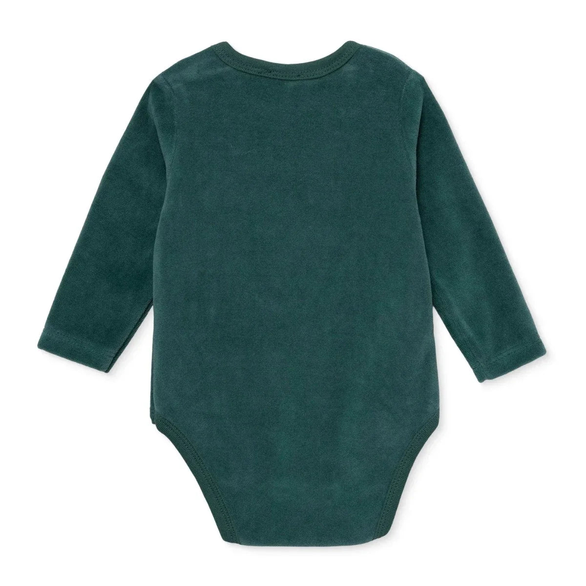 HelloBaby Reindeer Long Sleeve Velour Baby Bodysuit (1-3 Months to 2-3 Years) - Green