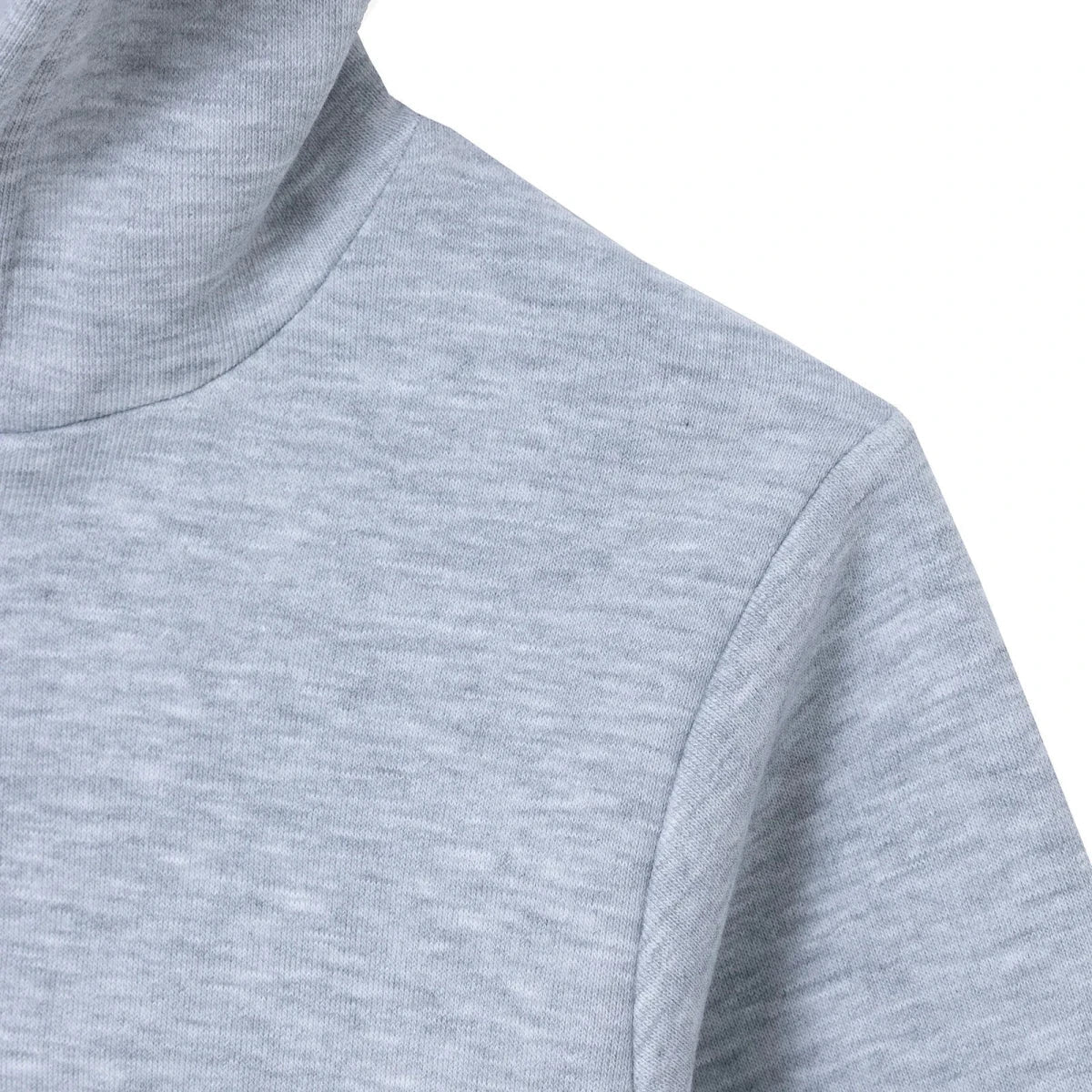 HelloBaby Brushed Back Zip-Through Baby Hoodie with Pockets (6-9 Months to 2-3 Years) - Grey Melange
